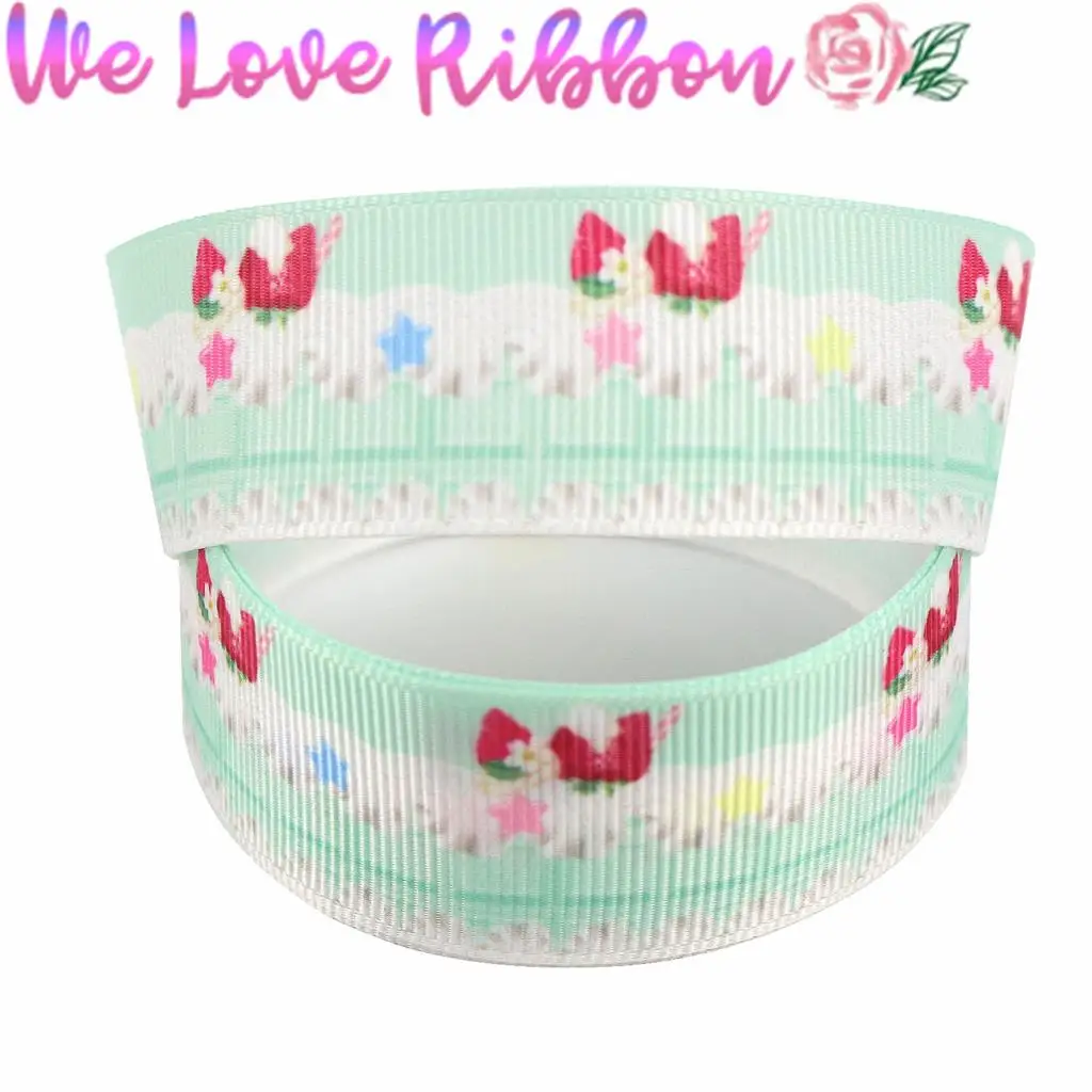 16 мм-75 мм сладкая клубника торт шоколад напечатанный корсаж/враг ленты DIY День