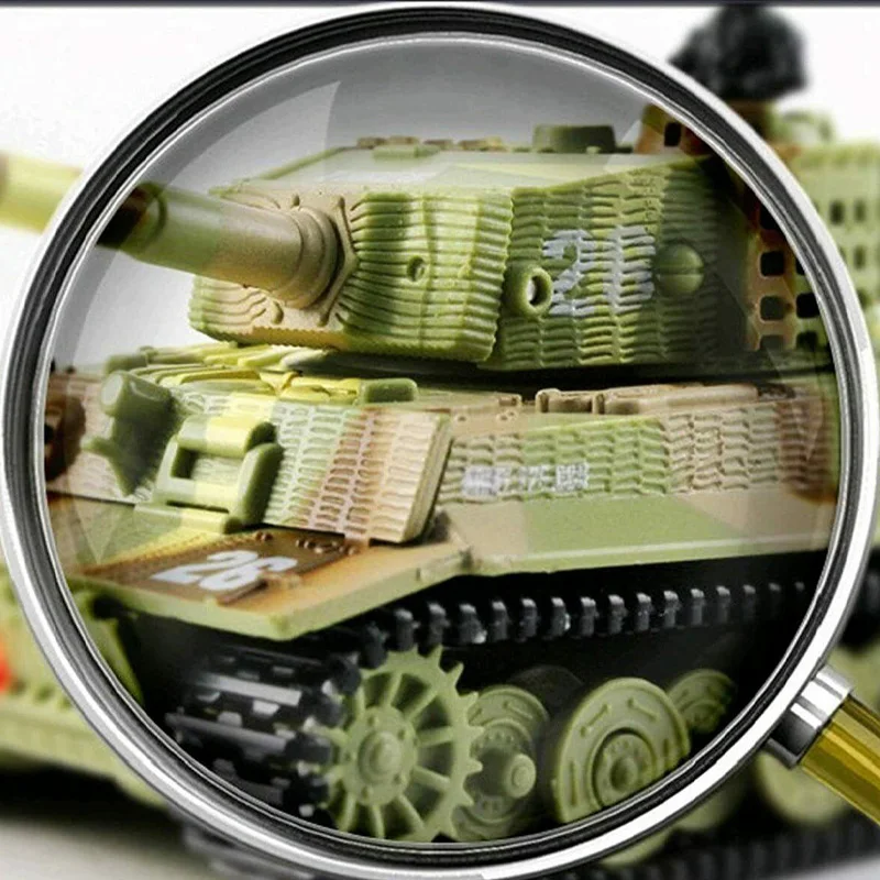 Новинка 1:72 Mini 2 4G RC боевой гусеничный танк с дистанционным управлением игрушки