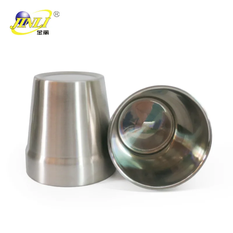 Корейская двухслойная пивная чашка из нержавеющей стали для защиты от падения