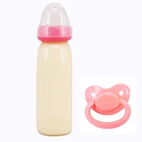 ddlg adult baby size bottle with pacifier abdl diaper love daddy girl dummy dom little space adult baby bottle 240ml