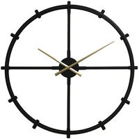 luxury large clocks home decor metal gold wall clock kitchen silent wall watch modern bedroom living room decoration gift