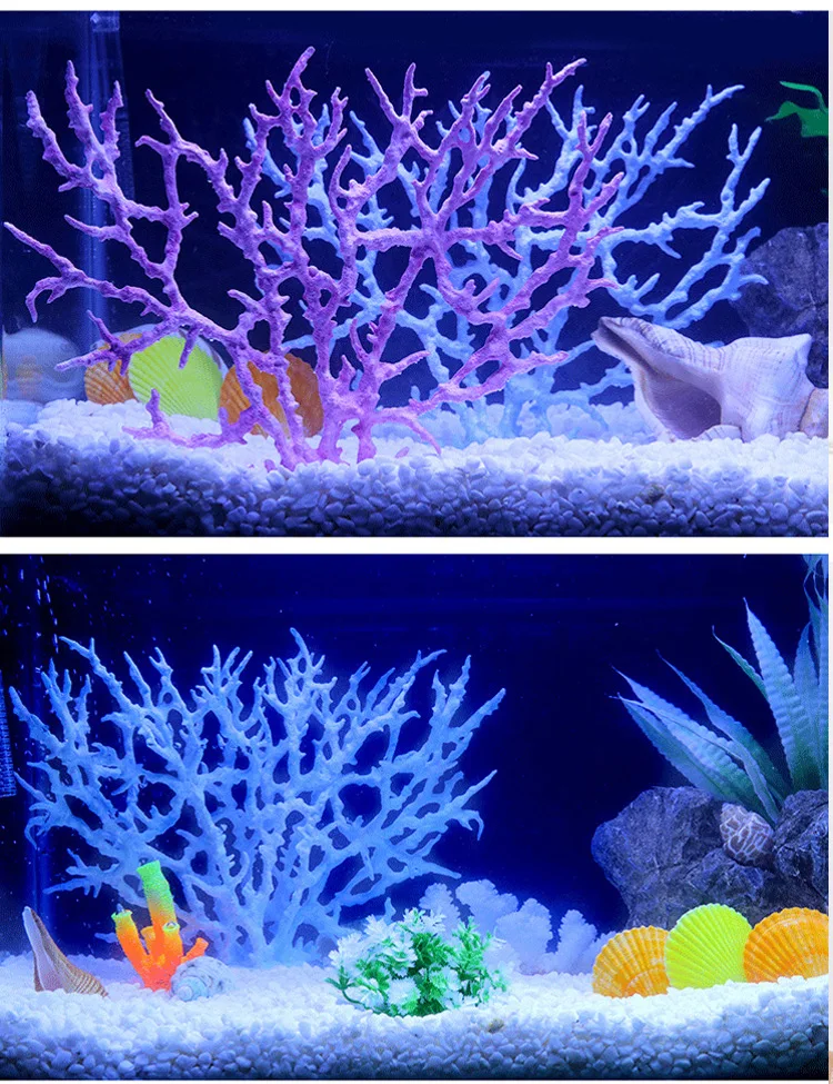 

Simulation Of Coral Waterweed Resin Modeling Aquarium Fish Tank Decoration