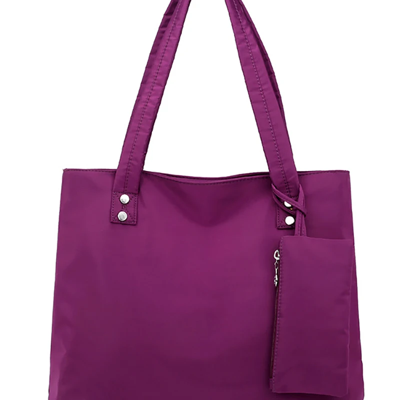 Оксфордская Большая вместительная длинная сумка через плечо тоут для покупок