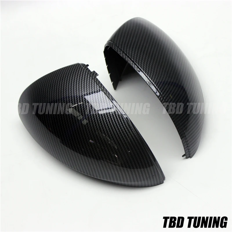 Зеркальный чехол Carbon Look для Volkswagen VW Tiguan Sharan крышка зеркала заднего вида 2009 2010 2011