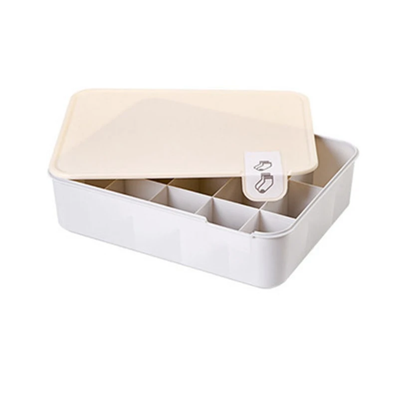 

Men Women Plastic Underwear Storage Box , Family Dormitory Storage Box