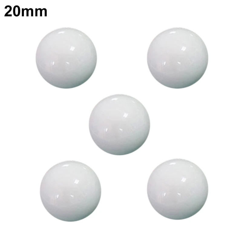 

5pcs Russian Roulette Ball Casino Roulette Game Replacement Ball Acrylic White Ball 12/14/16/18/20/22mm H053