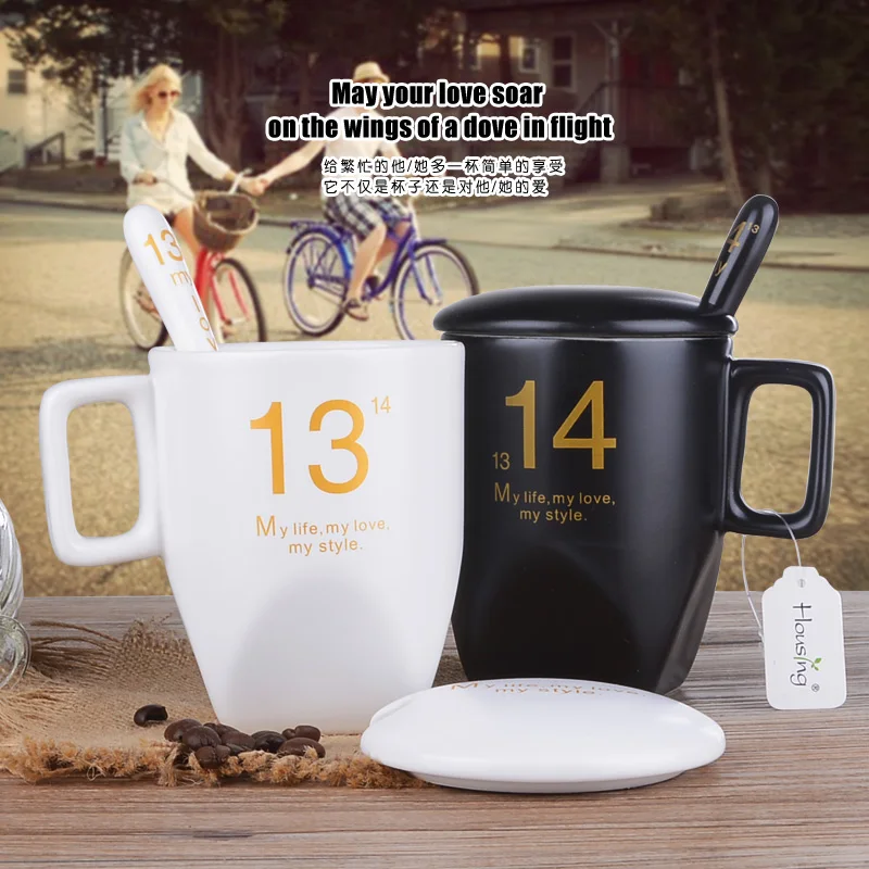 OUSSIRRO 2 шт./компл. Творческий Керамика пара чашка кружка любовь ко Дню Святого