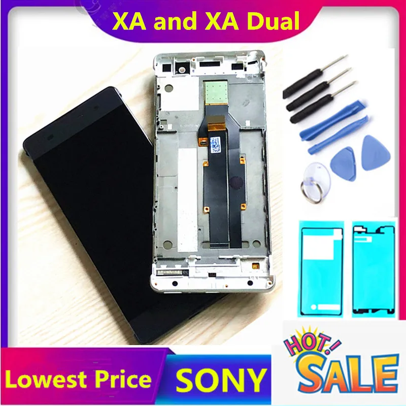 ERILLES 5 0 &quotдисплей для SONY Xperia XA F3111 F3112 F3116 ЖК дисплей с рамкой кодирующий