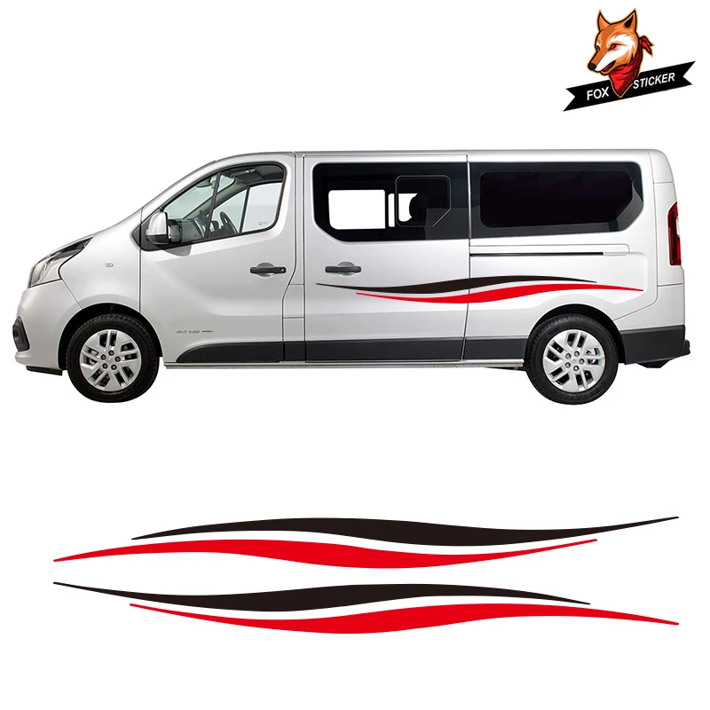 Универсальные виниловые наклейки на 2 стороны автостайлинг для Ford Transit Renault Kang