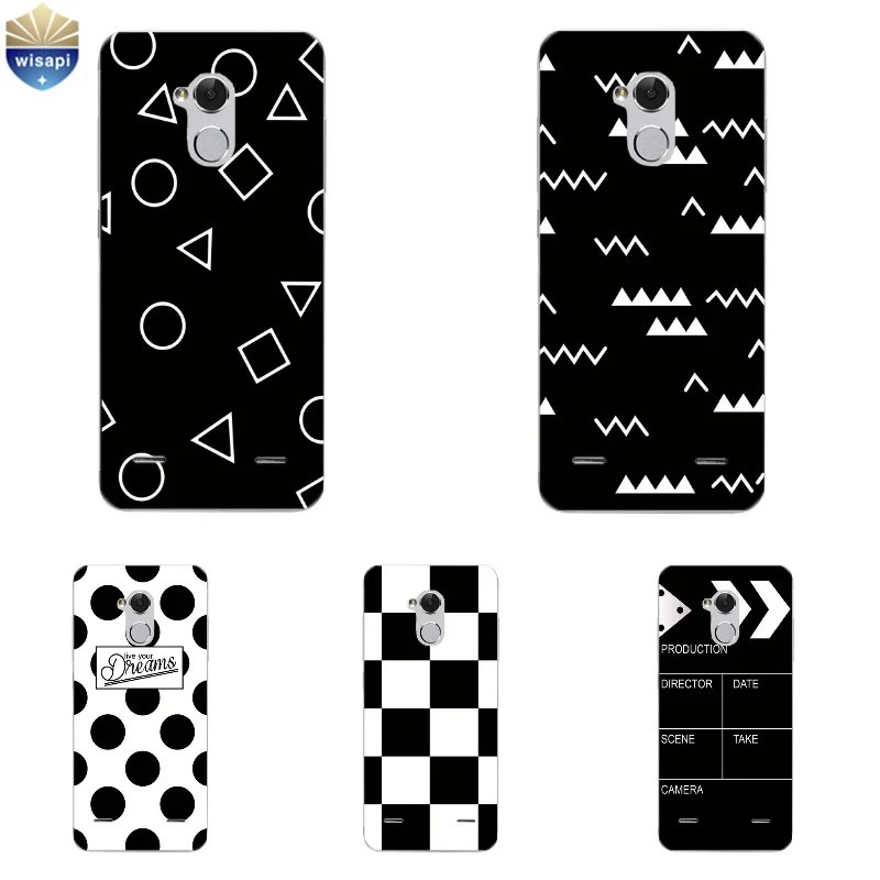 Для ZTE Blade V7 Lite чехол для телефона Axon 7 A2017 / Mini A1 C880U оболочка TPU B & W стиль дизайн