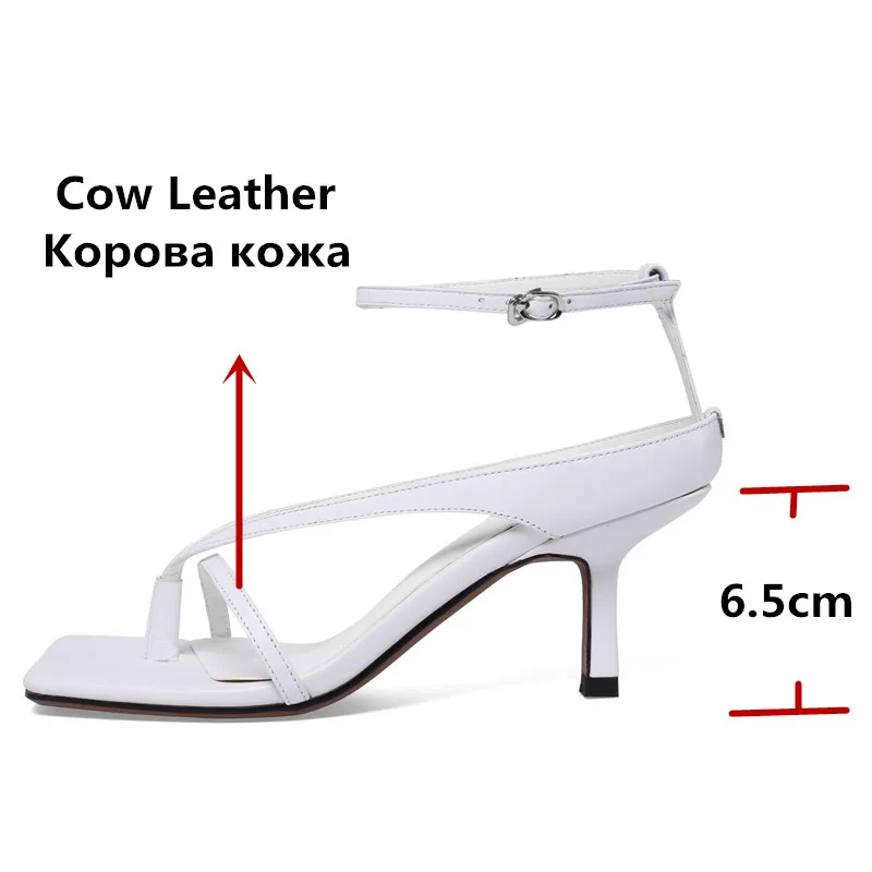 Женские босоножки из натуральной кожи FEDONAS черные вечерние туфли на высоких