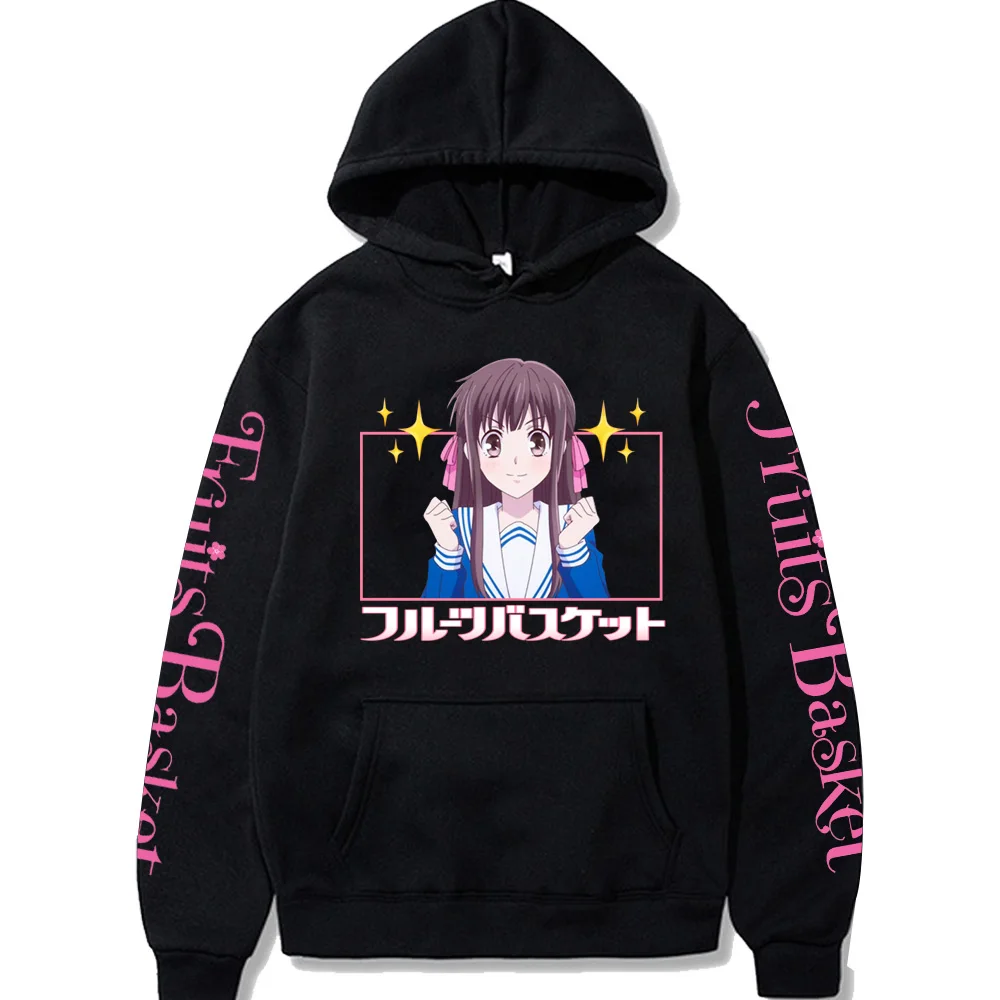 

Anime Fruits Basket Hoodies Men Women Sweatshirts Harajuku Long Sleeve Funny Tops