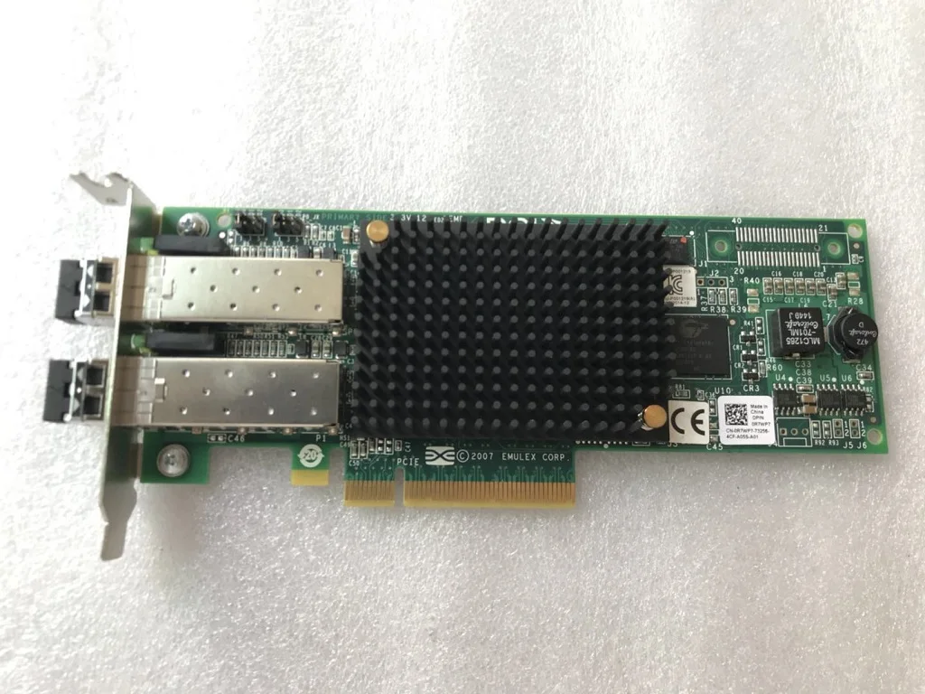 Avago Emulex LPe12002 AP LPE12002 E 8GFC PCIe Gen2x8 Коротковолновая оптическая LC SFP + 8Гб однопортовая