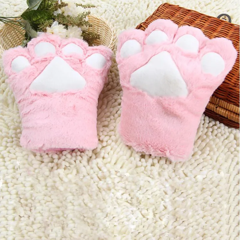 Женский мультяшный плюшевый Кот искусственная горничная аниме платье реквизит