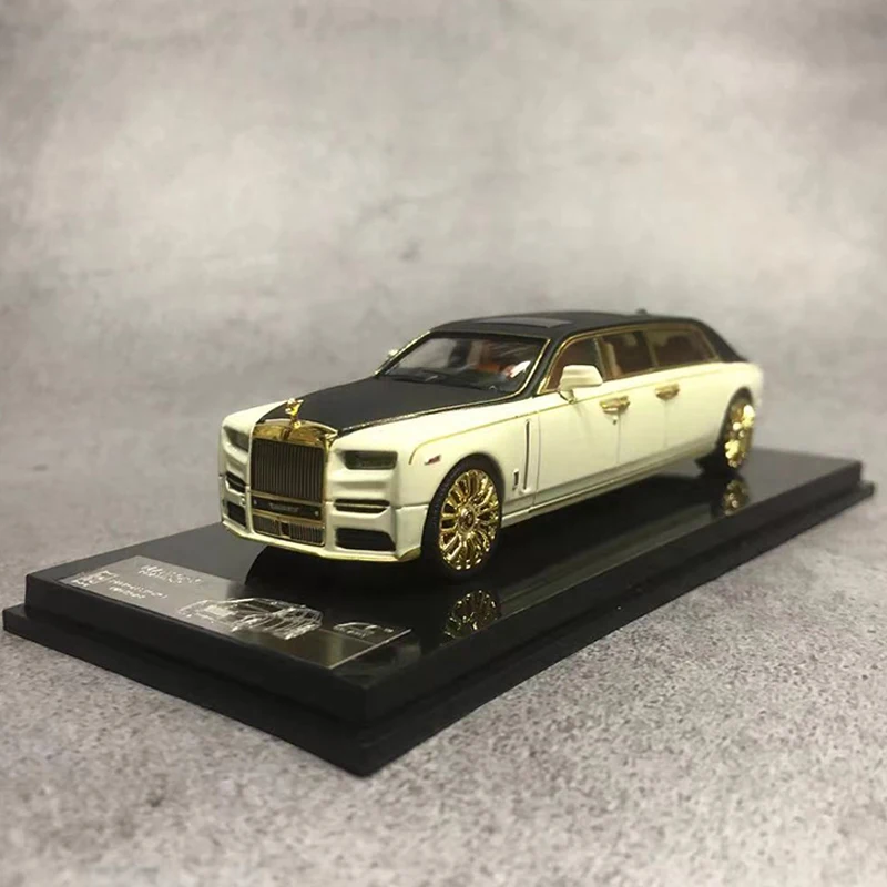 

Smallcart 1/64 Rolls-Royce Phantom 8 Alloy Model Car Die-cast Vehicle Display Collection - White & Black