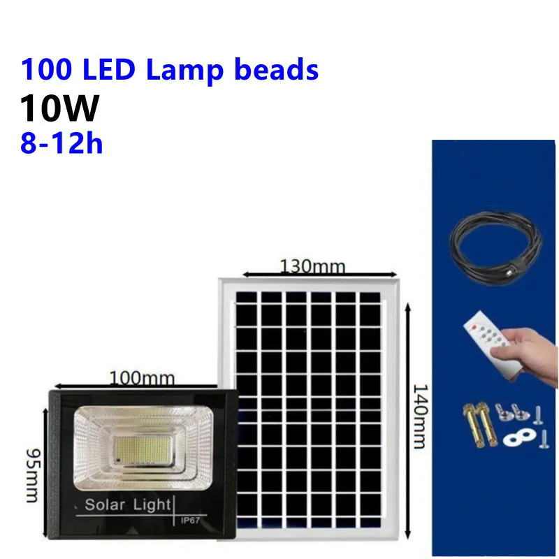 

10/50W Solar Lamps Outdoor Lighting Farm Rural Area Garden Solar Charging Flashlight Lighting Fixtures Home Waterproof THB5005