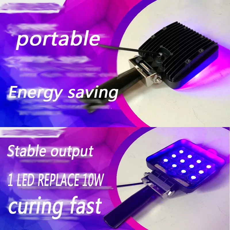 

vusum 120W 160W wavelength 365nm 395nm 405nm handheld portable UV LED curing light mobile phone screen repair lamp ink curing