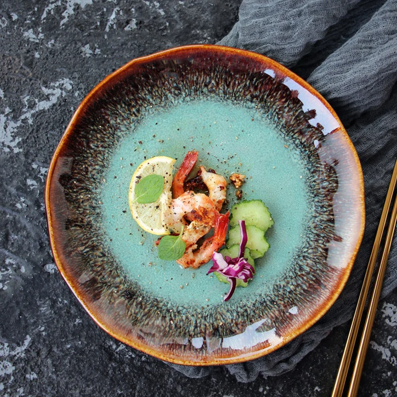 Керамическая тарелка Западная тарелки для макаронных изделий стейков салатов