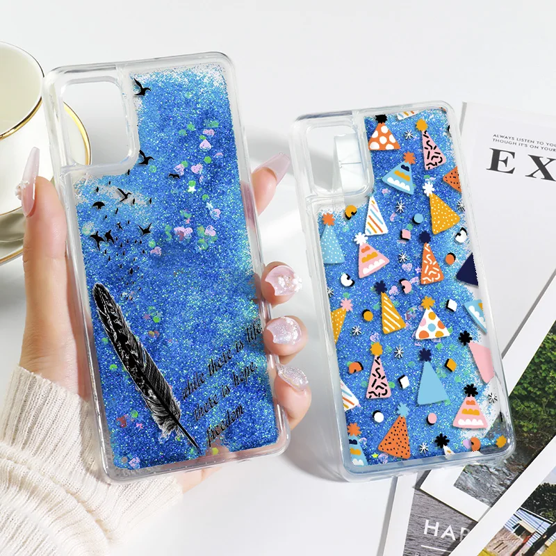 

Quicksand Liquid Case For Samsung A52 Case Cover For Samsung A21S A32 A72 A71 A70 A51 A31 A12 M12 S20 FE S21 Plus Ultra Cases