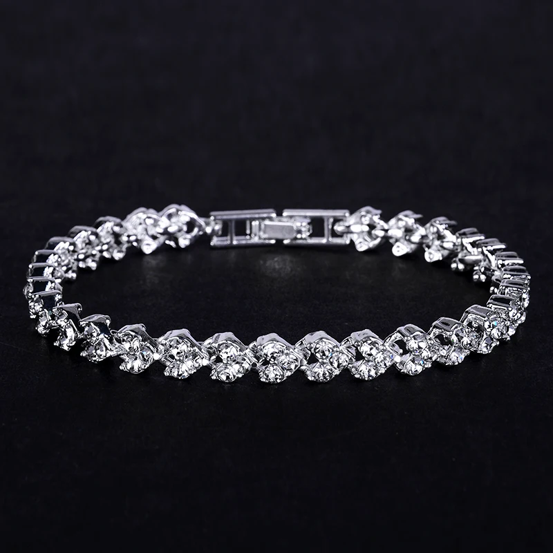 Хрустальный Браслет для женщин pulseira feminina модный роскошный амулетный браслет со