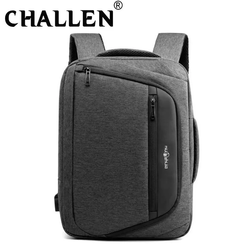 Модный новый мужской деловой рюкзак большой вместительный дорожный для ноутбука