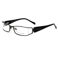 rm00606 eyeglasses optical glasses clean lens men women metal black color high quality frame fashion classic design eyewear