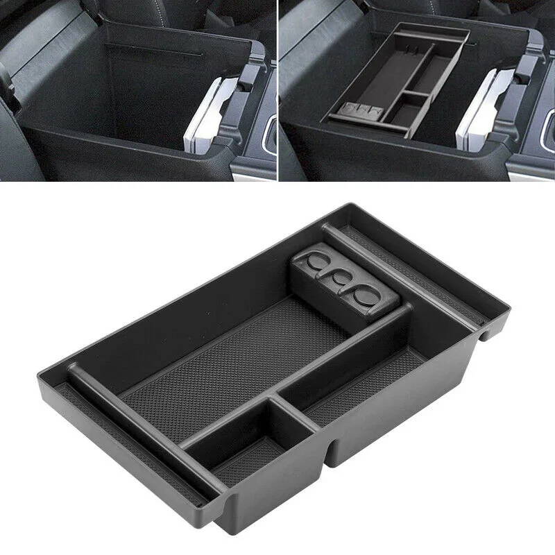 Черный Автомобильный органайзер для центральной консоли лоток Chevy Sierra 1500 2019
