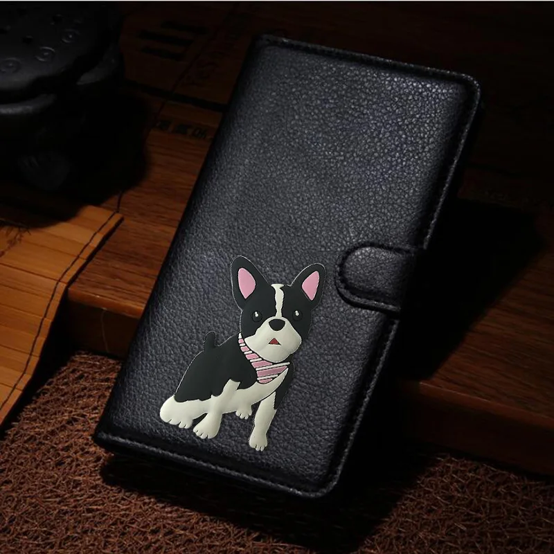 1 Кожаный чехол-кошелек YeLun Angry Eyes Bear Bulldog для lenovo S5 K8 K6 K10 P2 A1010 K8 note PB2-670N K6 NOTE - Цвет: 1