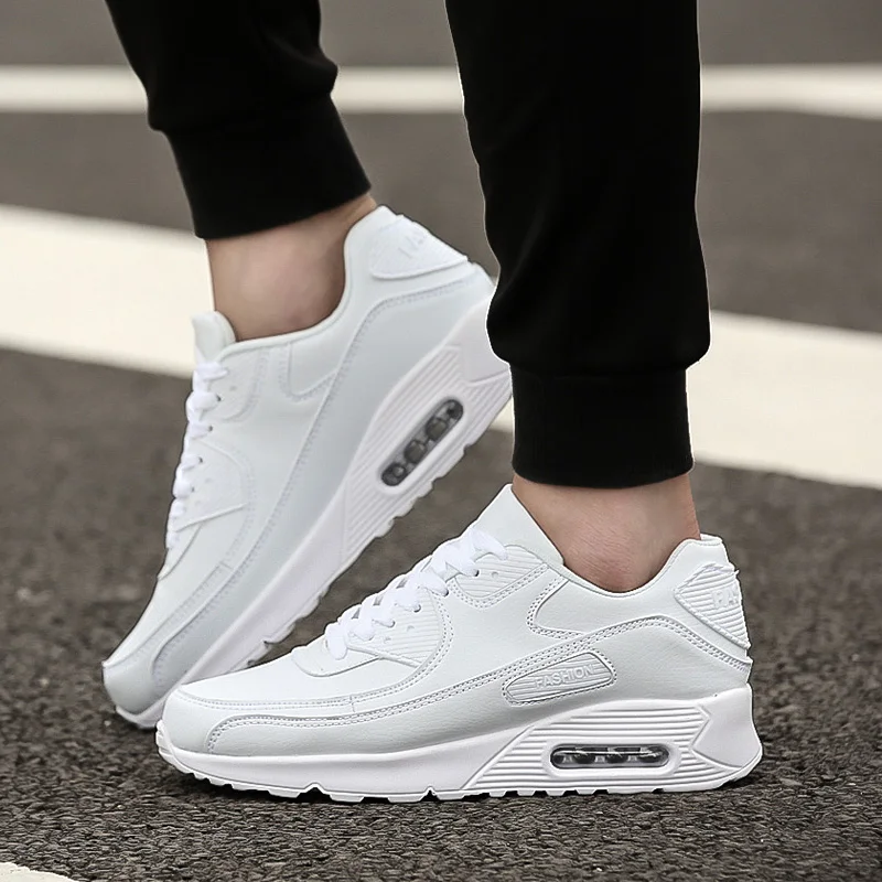 

Summer Couple Cushion Shoes Men's Casual Board Shoes Fluorescent Green Student Running Sports Shoes Increase Breathable Shoes