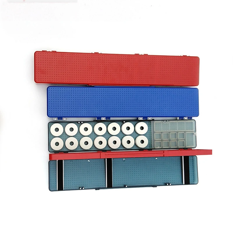 

Portable Fishing Box Tackle Box Multi-Layered Structure Red Lines Strappy Design Fishing Tackle Storage Box Supplies Accessories