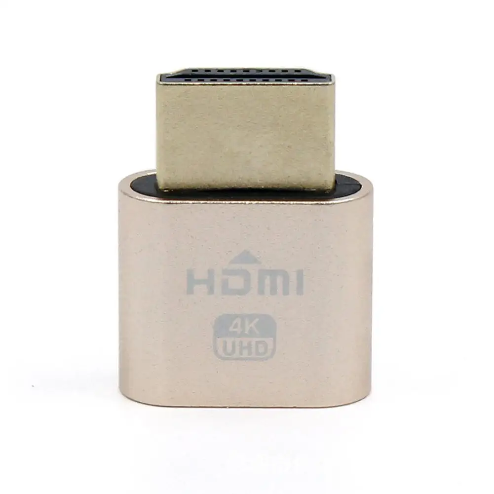 Мини Портативный HDMI 4K 3840x2160 60 Гц виртуальной манекен штекер EDID фиктивный