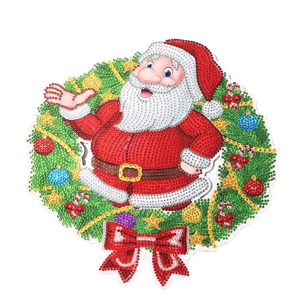 Набор алмазных рождественских хрустальных венков для творчества 5D сделай сам