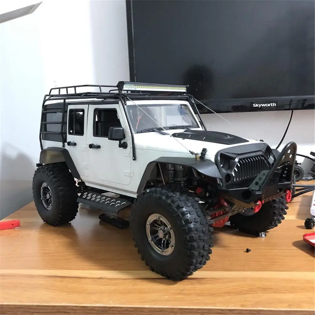 

Aluminum Alloy Front Rear Bumper Bull Bar W/ Spare for 1:10 Axial SCX10 SCX10 II 90046 90047 TRX-4 TRX4 RC Car