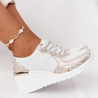 brand design 2021 new women casual shoes height increasing sport wedge shoes air cushion comfortable sneakers mujer