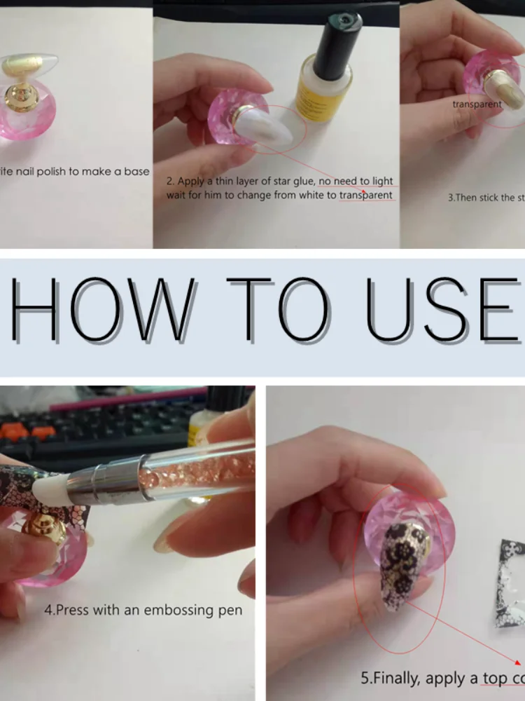 

Charm Leaf Sticker Metallic StarrySky Paper Transfer Aluminum Foil Packaging Decal Sticker Self-adhesive StickerNail Art Sticker