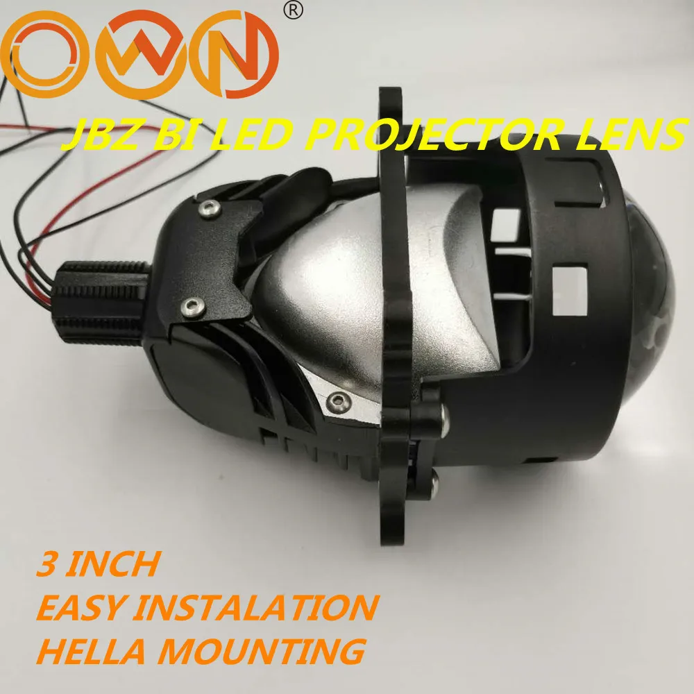 

DLAND OWN JBZ 3" BI LED PROJECTOR LENS KIT EASY INSTALLATION, BILED 40W POWER 5800K WITH HELLA3 MOUNING EXCELLENT LOW BEAM
