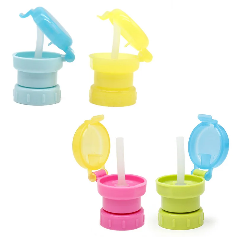 Clearance!!! Children's Portable Spill-Proof Bottle Drinks Straw Cover Children Drinking Protection Tool