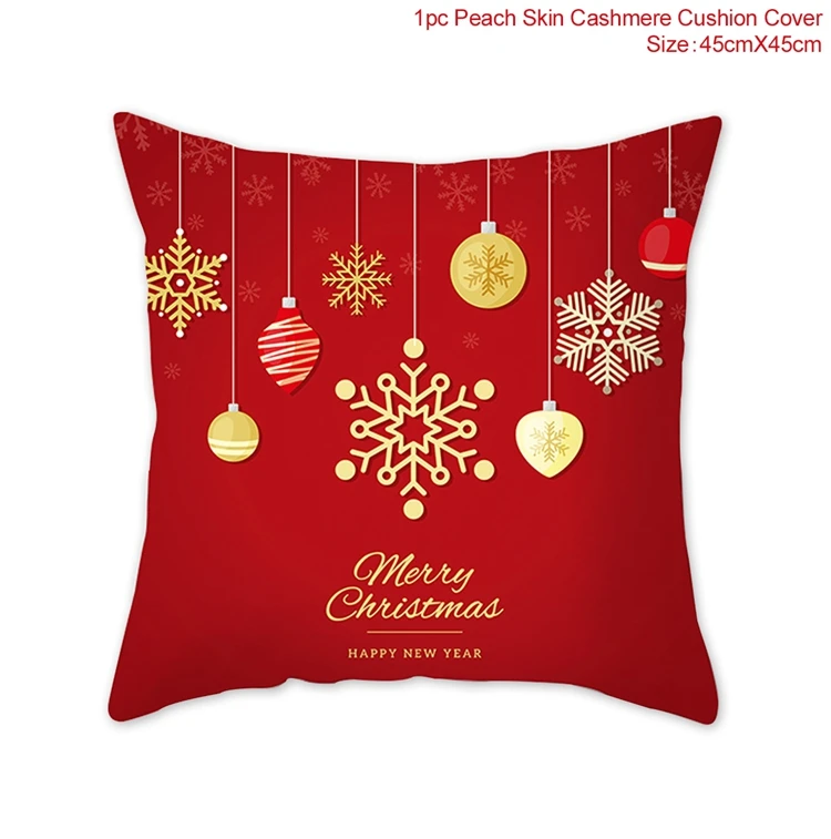 Style 22 45X45 см чехол для подушки с рождественским декором для дома Рождественский орнамент Рождественский подарок Рождество Noel счастливый год - Цвет: Style 22