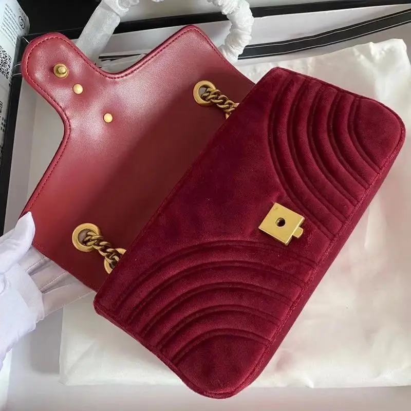 

2021 new velvet 100% fashion high quality cross-body bag designer women's bag