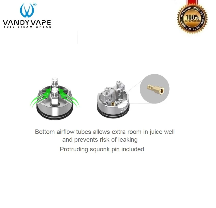 Оригинальный vandy Vape Iconic RDA Танк VandyVape электронная сигарета Восстановленный