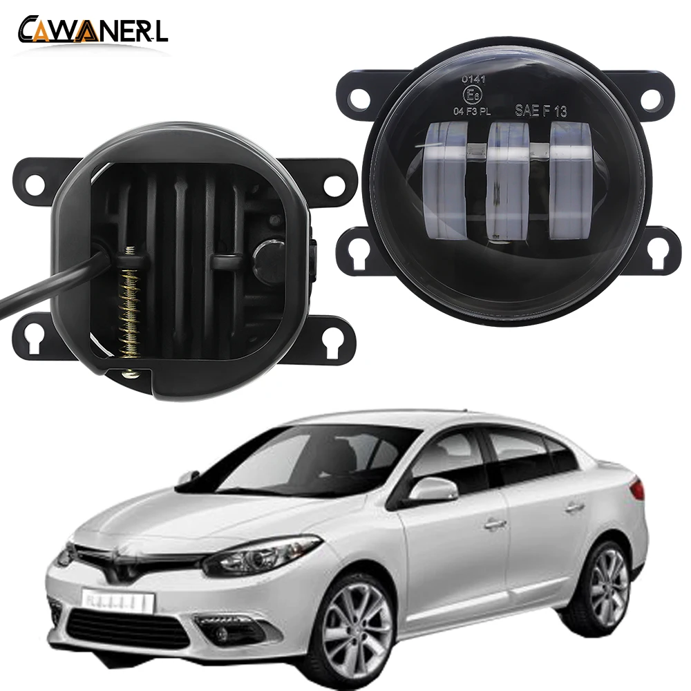 

Fog Light Assembly 30W 6000LM Car Front Bumper LED Fog Lamp Daytime Running Light 12V For Renault Fluence L30 Saloon 2010-2015