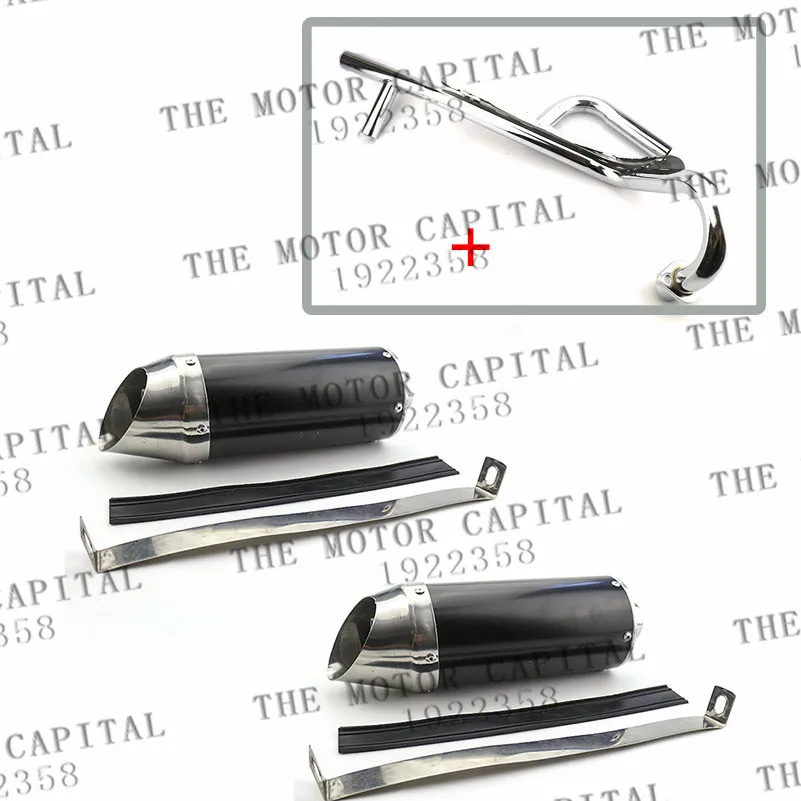 

Motorcycle exhaust muffler pipe 28mm for Kawasaki KLX11070cc 110cc 125cc Motocross Dirt Bike