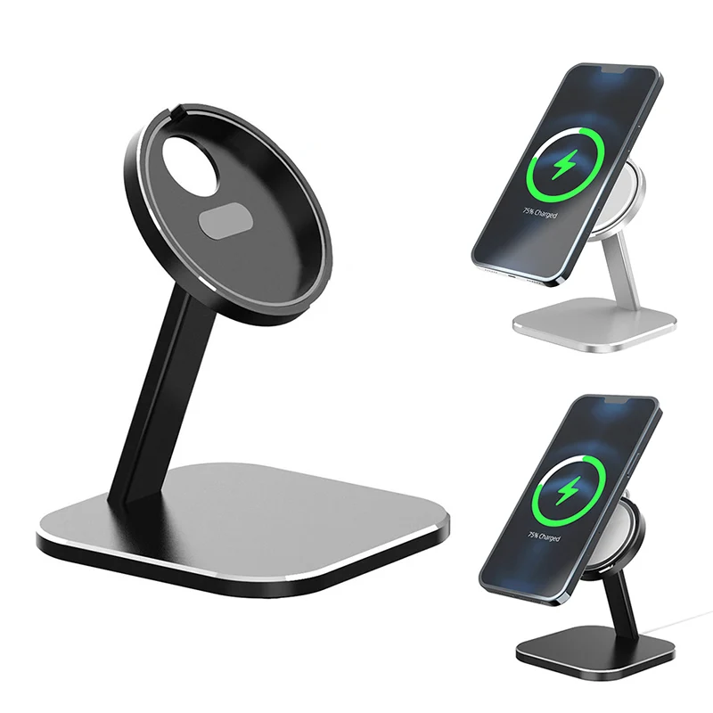 

2020 Wireless Charger Holder Phone Stand Phone Holder For Suspension Wireless Charger Bracket Desktop For IPhone 12 Pro Max Mini