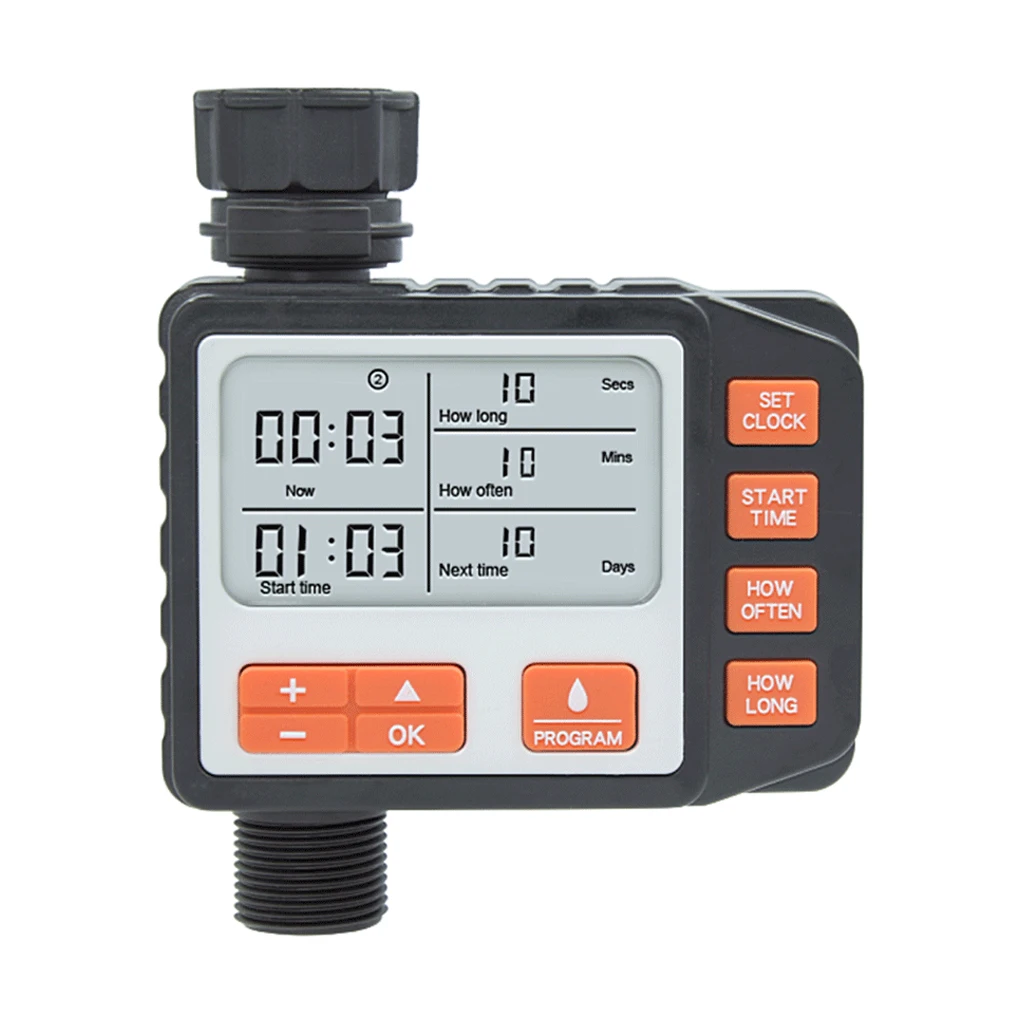 

Watering Timer Large Screen Digital Display Timing Tool Garden Lawn Sprinkler Timer for Auto Irrigation System
