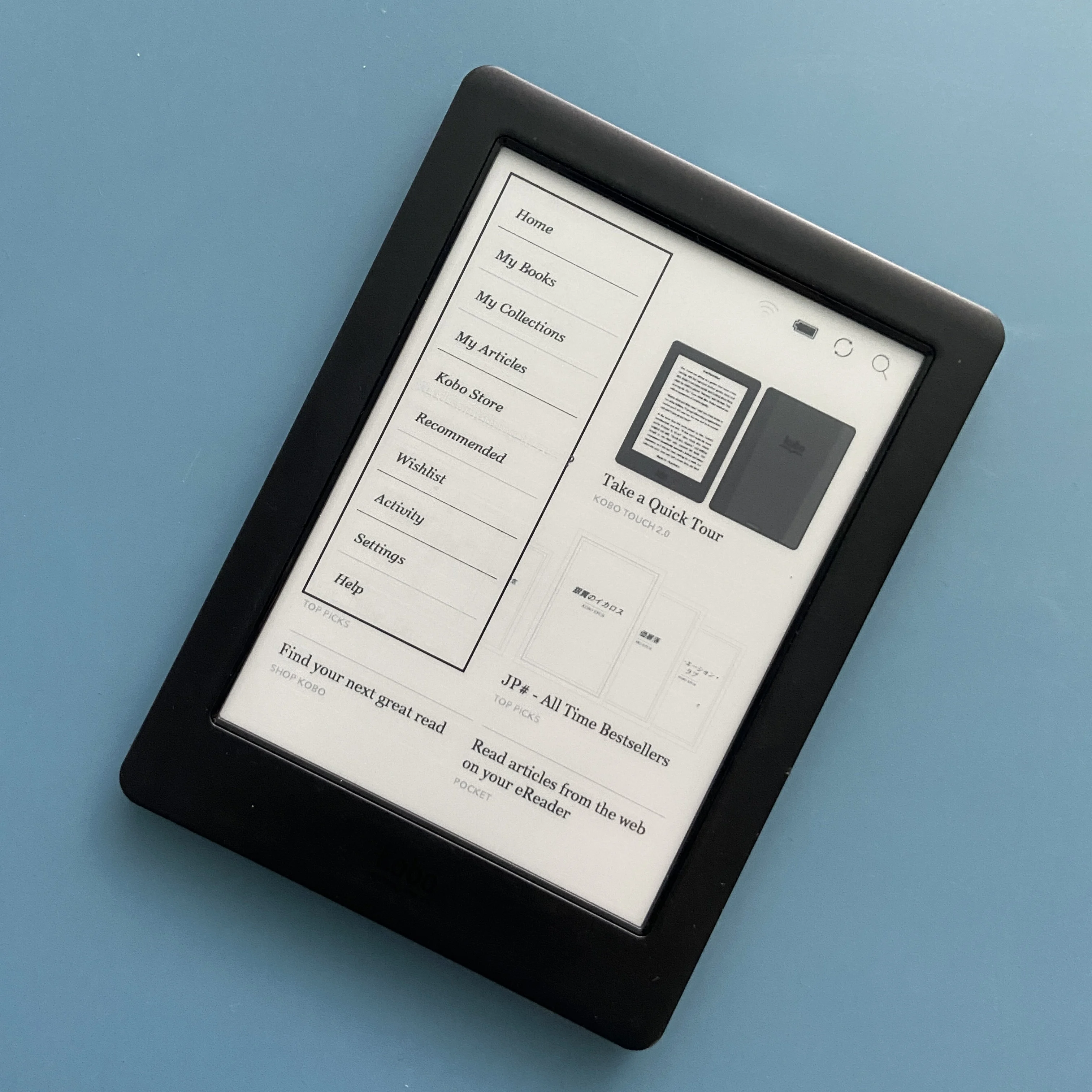 Ebook Reader Kobo Touch 2.0 E-Ink 6 Inch 800x600 WiFi N587 Books Ereader enlarge