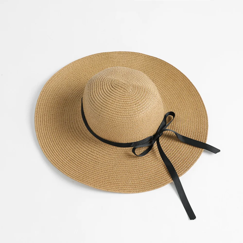 PatPat Womens Floppy Wide Brim Beach Sun Hat Straw Summer Sunscreen Leisure hat Dome | Детская одежда и обувь