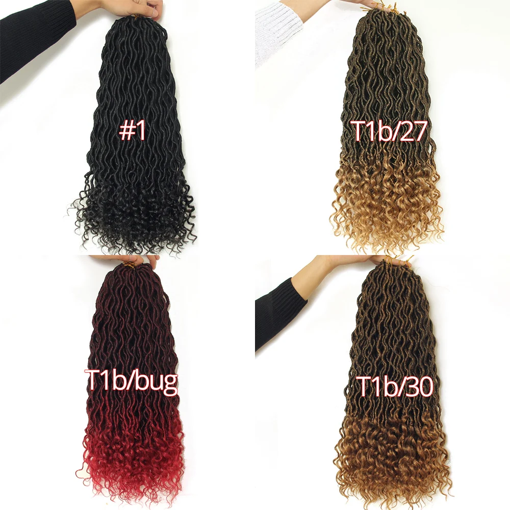 Вязание крючком богиня локс волосы для наращивания вязанные пряди Омбре