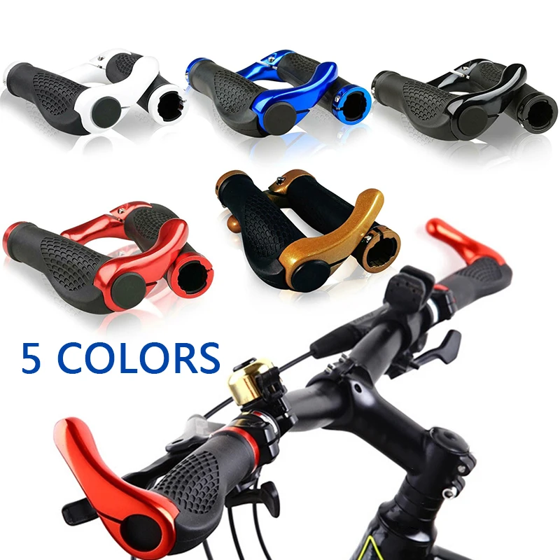 

Pair Mountain Bicycle Handlebars Grip Lock Cycling Bike Replacement Accessories