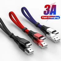 3a 30cm usb type c charger cable data tran universal mobile phone quick charge line for iphone 12 11 pro max xiaomi 11 10 huawei
