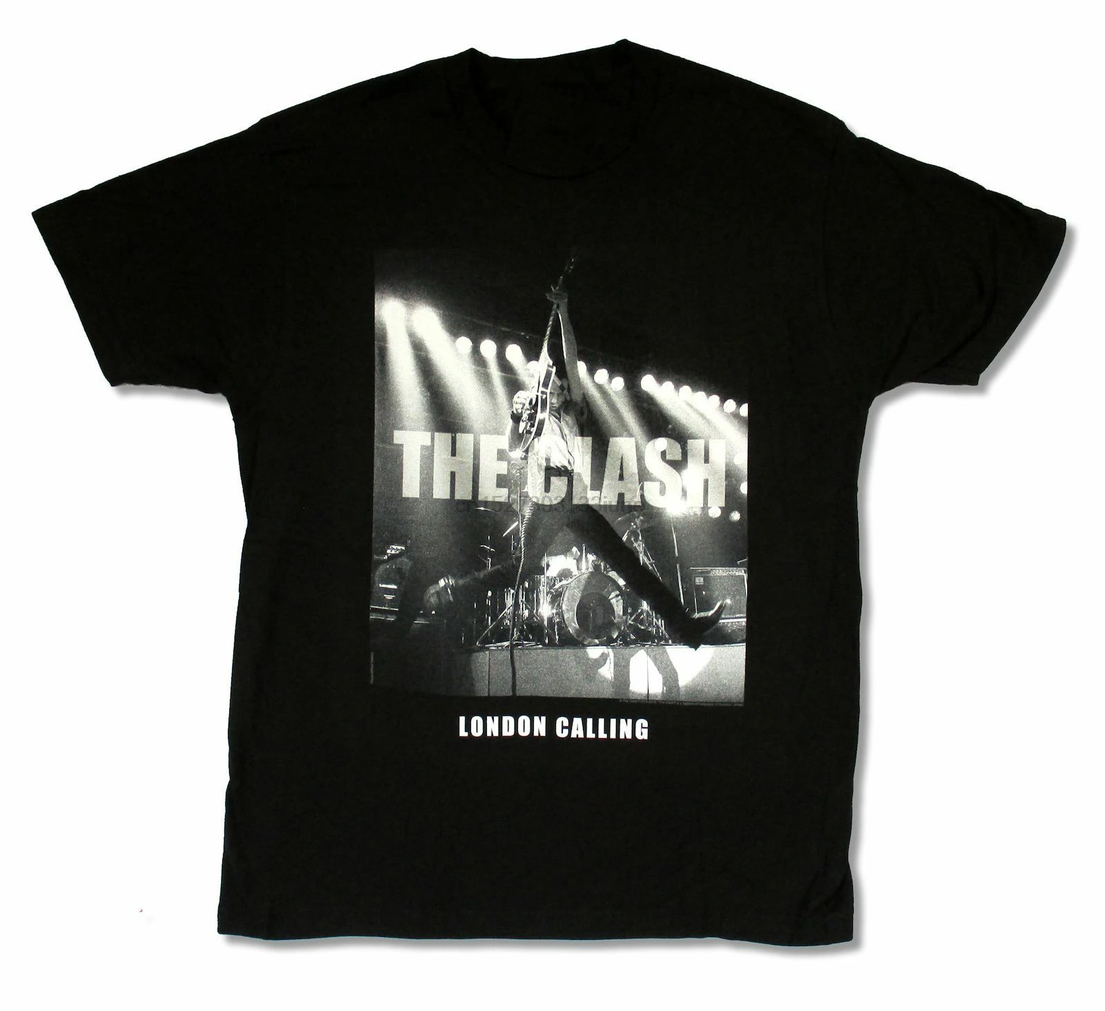 Clash Lights Лондон вызов черная футболка новый официальный группа Мерч Майкл Джексон